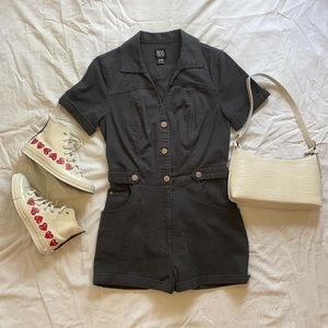BDG Grey Utility Jumpsuit